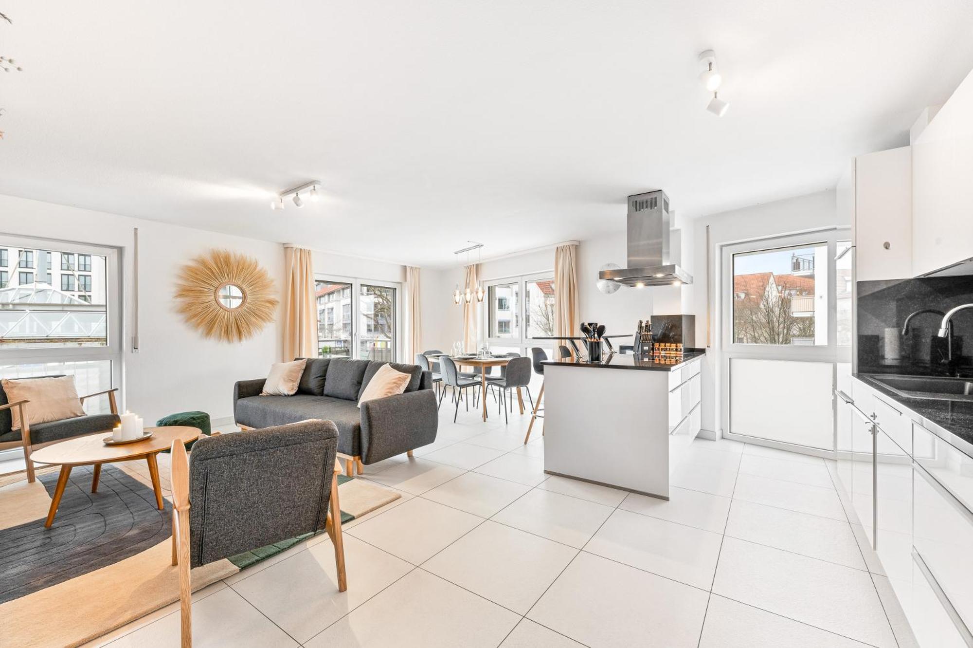 Design-Apartment - Kueche - Parken - Zentral Leinfelden-Echterdingen Exteriér fotografie